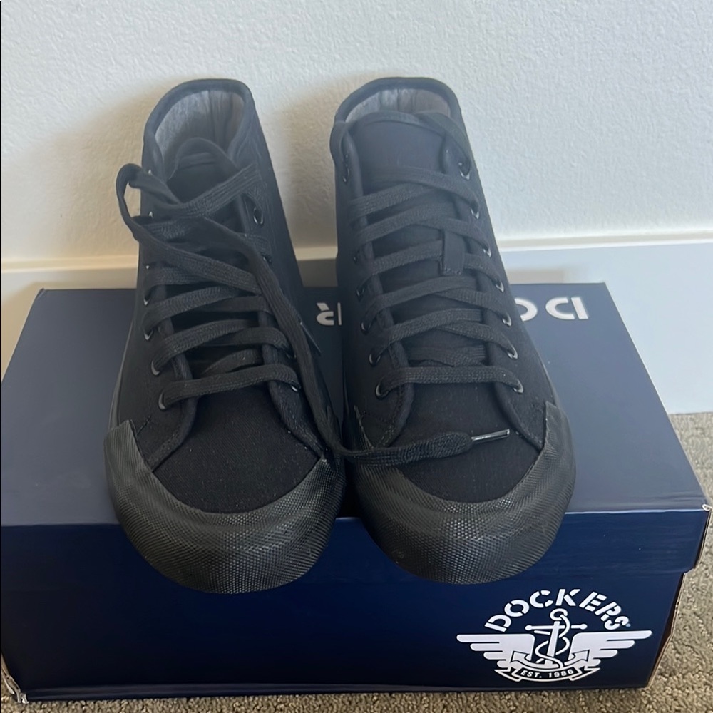Dockers Black Sneakers Canvas Comfort